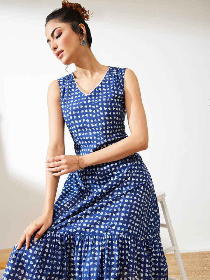 Blue Midi Dress