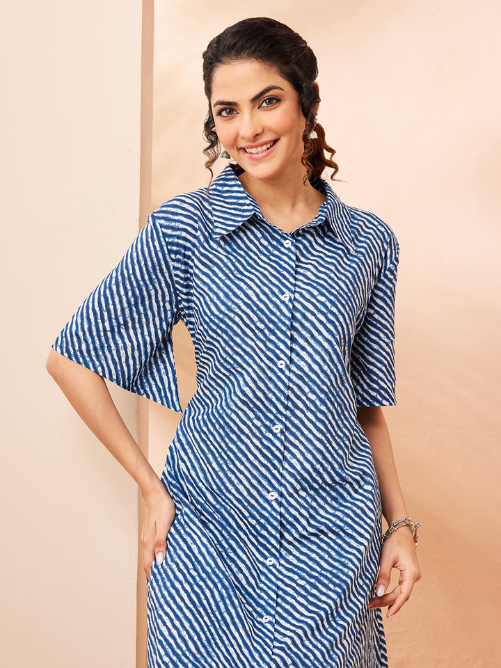 Blue Midi Dress