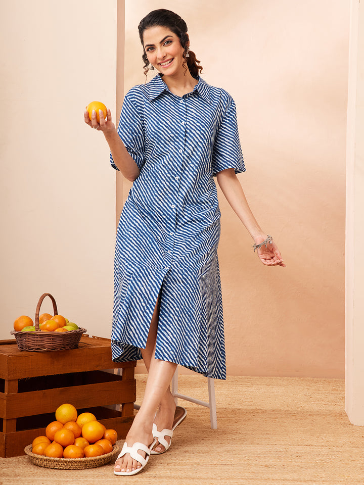 Blue Midi Dress