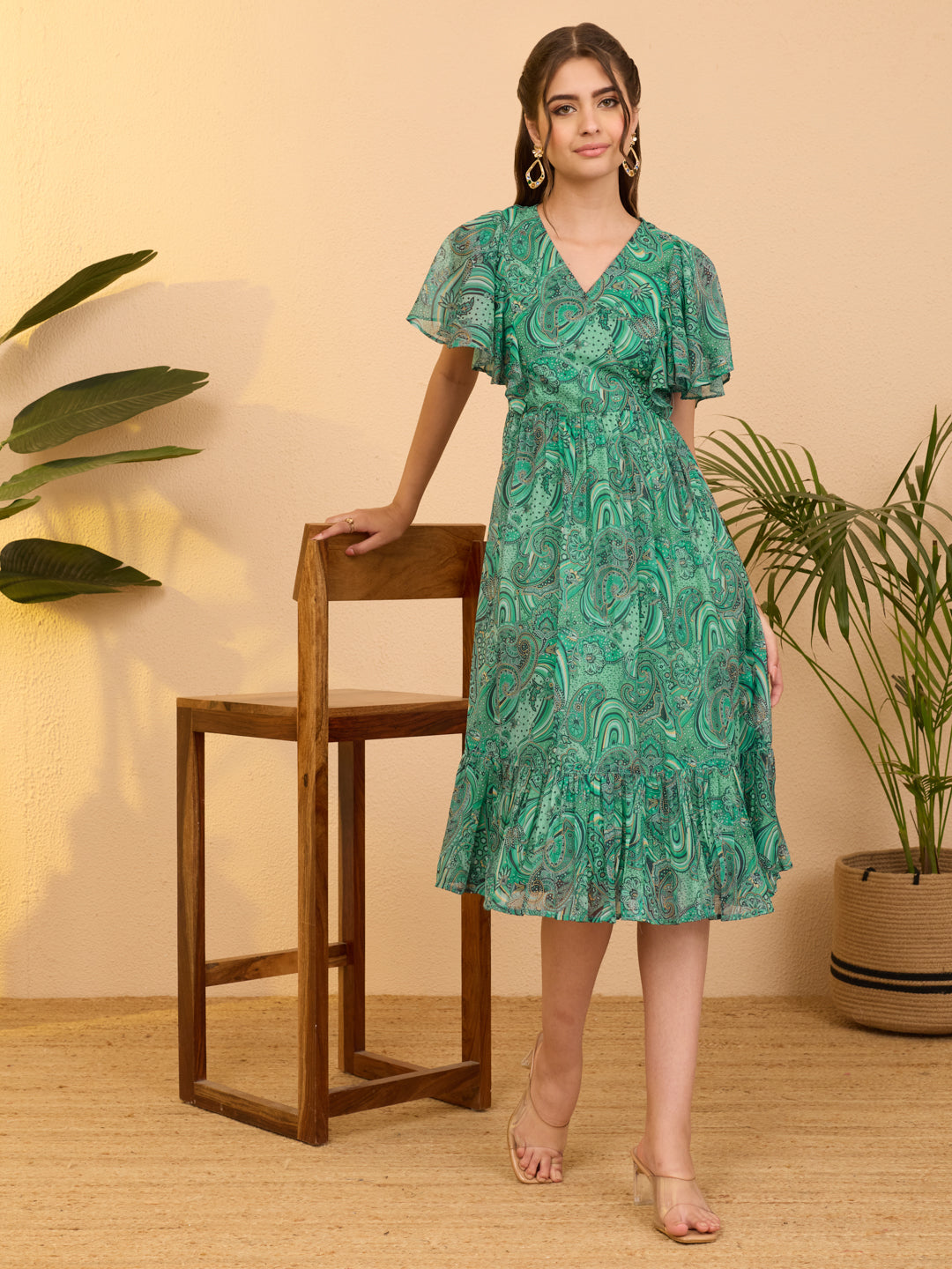 Blue Midi Dress