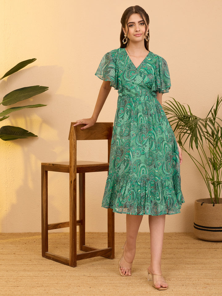 Blue Midi Dress