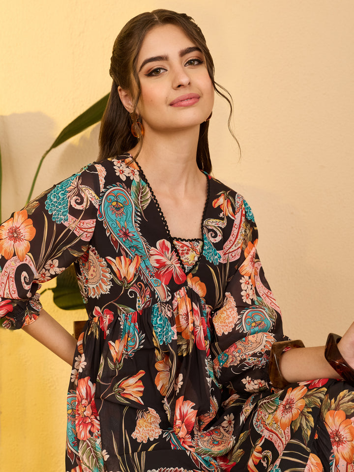Black Midi Dress