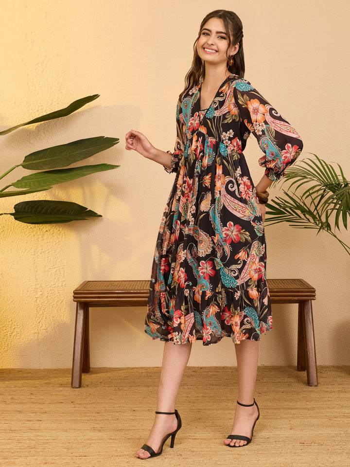 Black Midi Dress