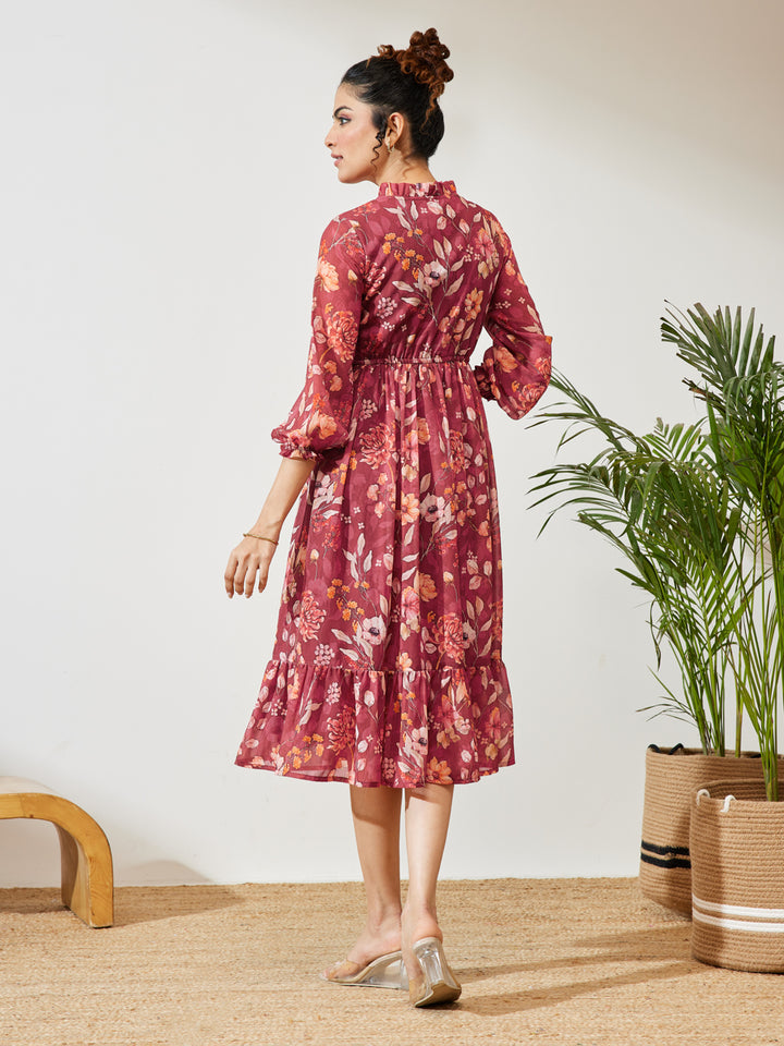 Red Midi Dress