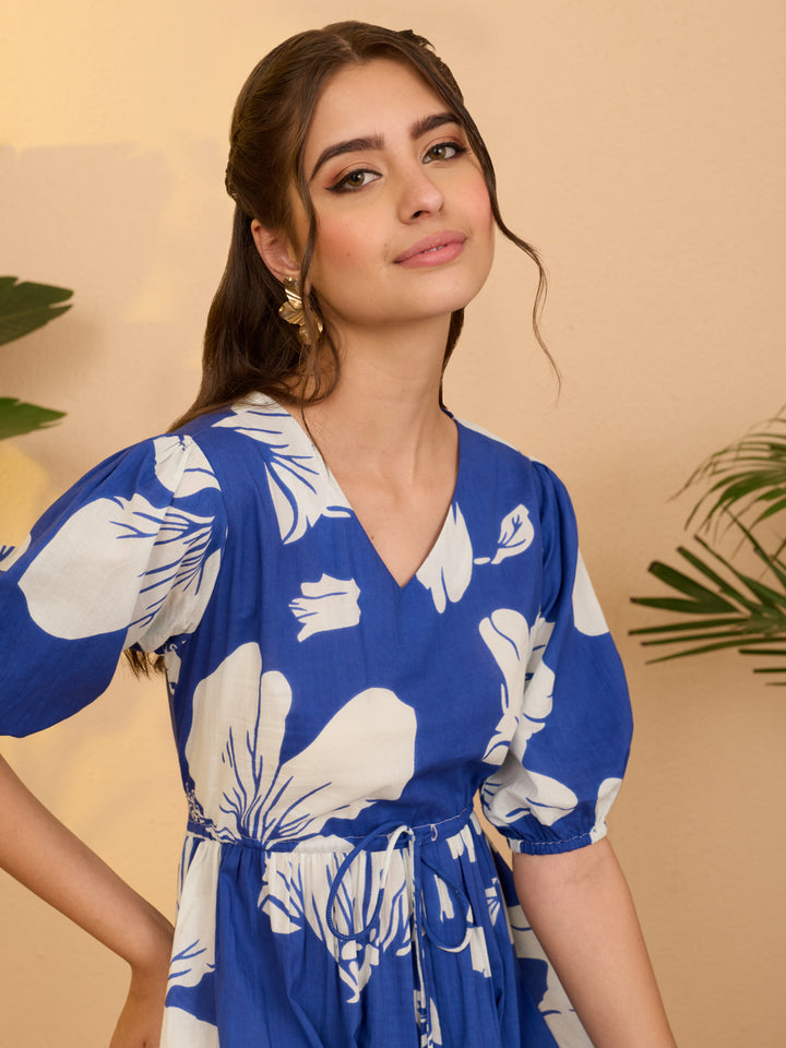 Blue Midi Dress