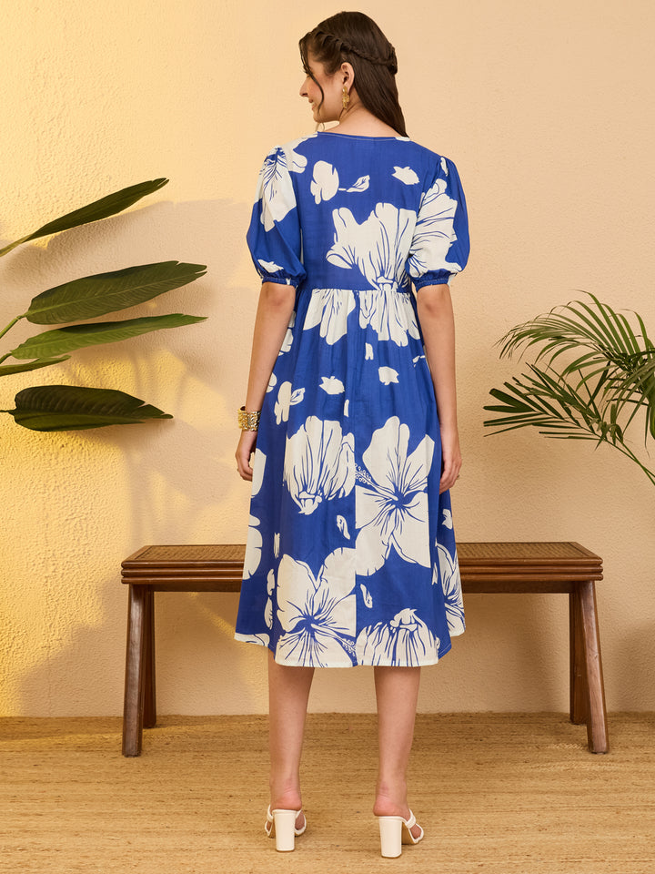 Blue Midi Dress