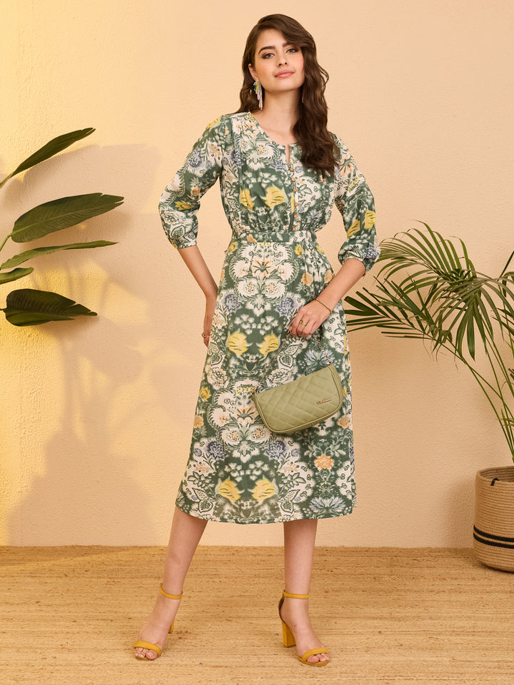 Green Midi Dress