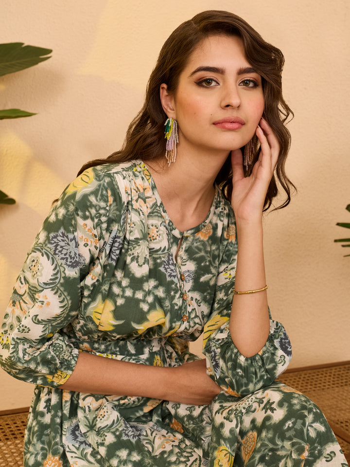 Green Midi Dress