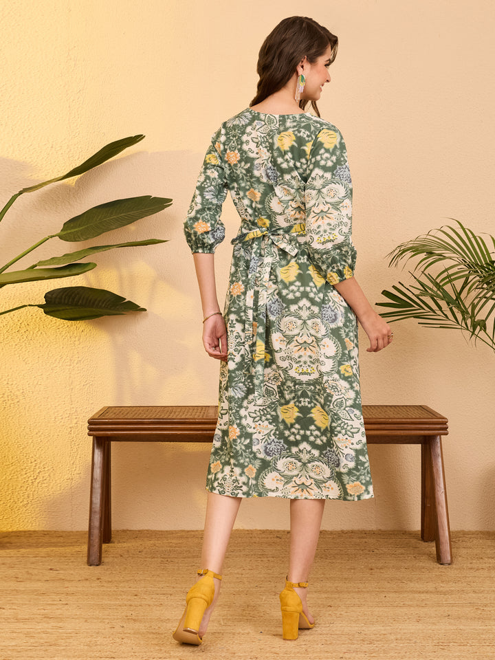 Green Midi Dress