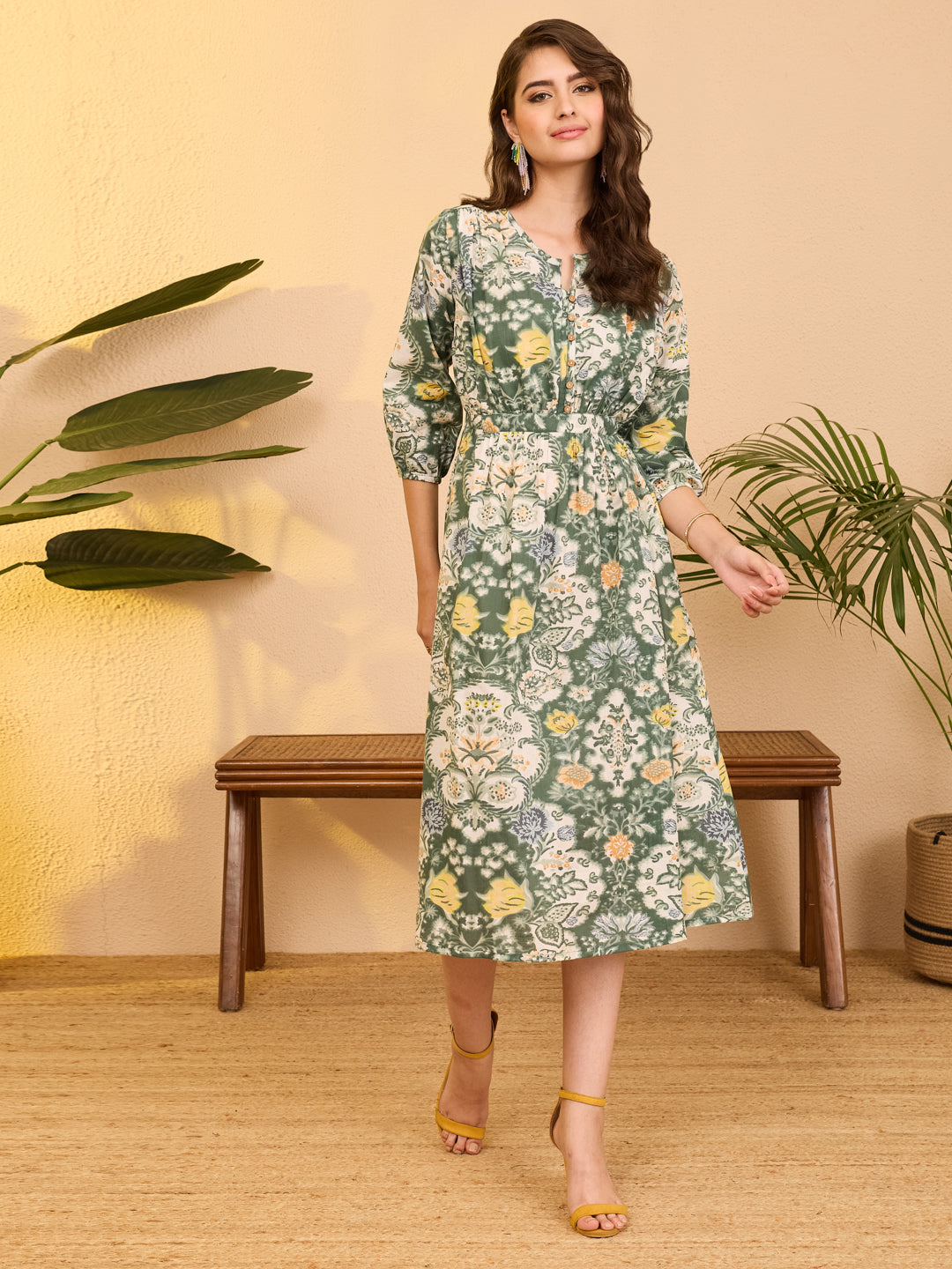 Green Midi Dress