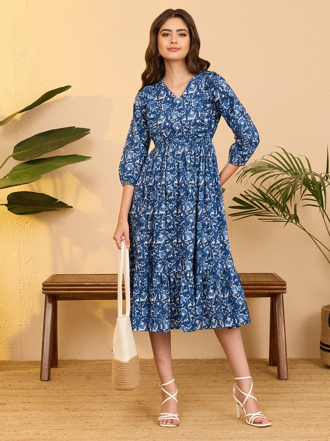 Blue Midi Dress