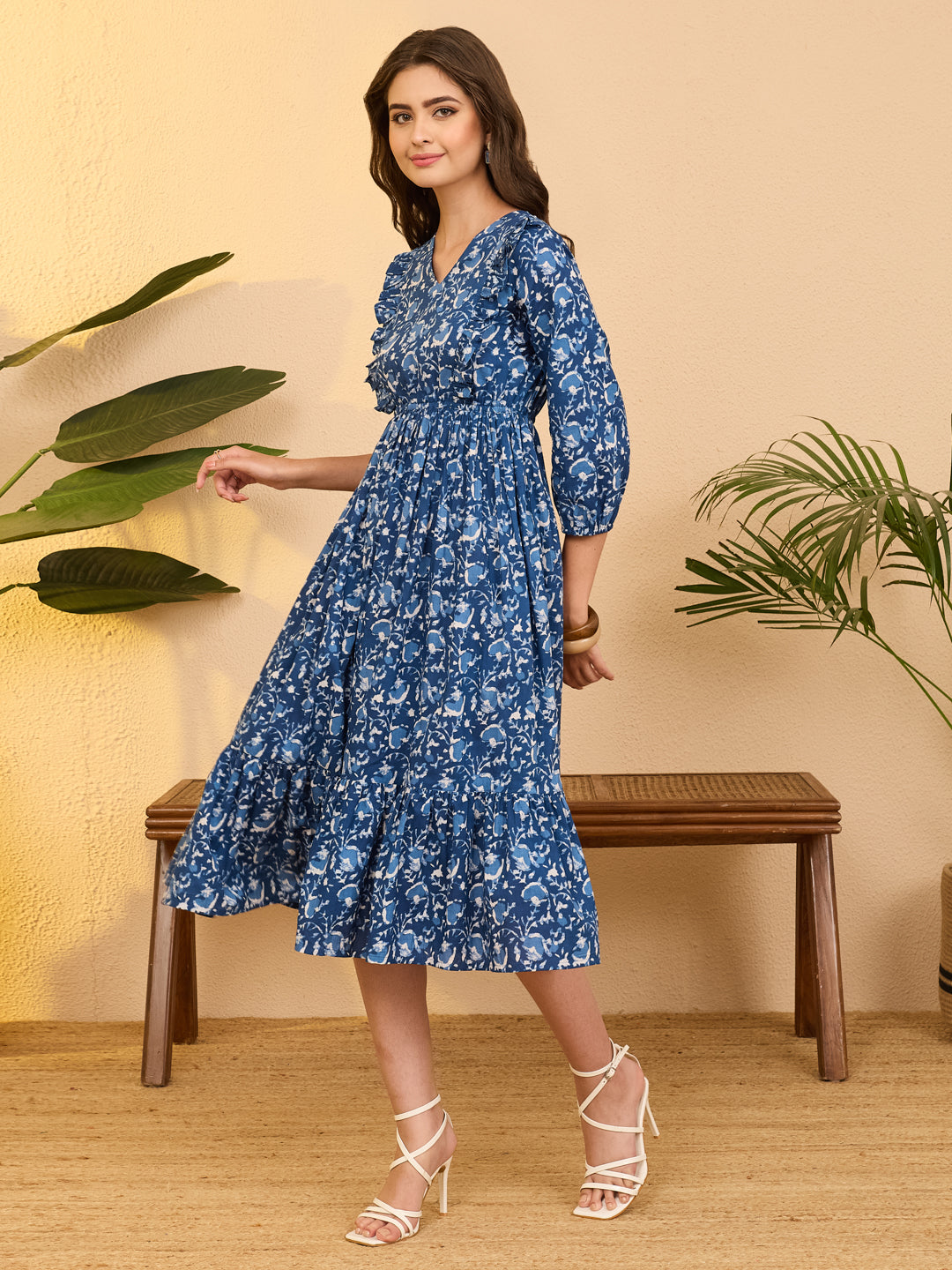 Blue Midi Dress
