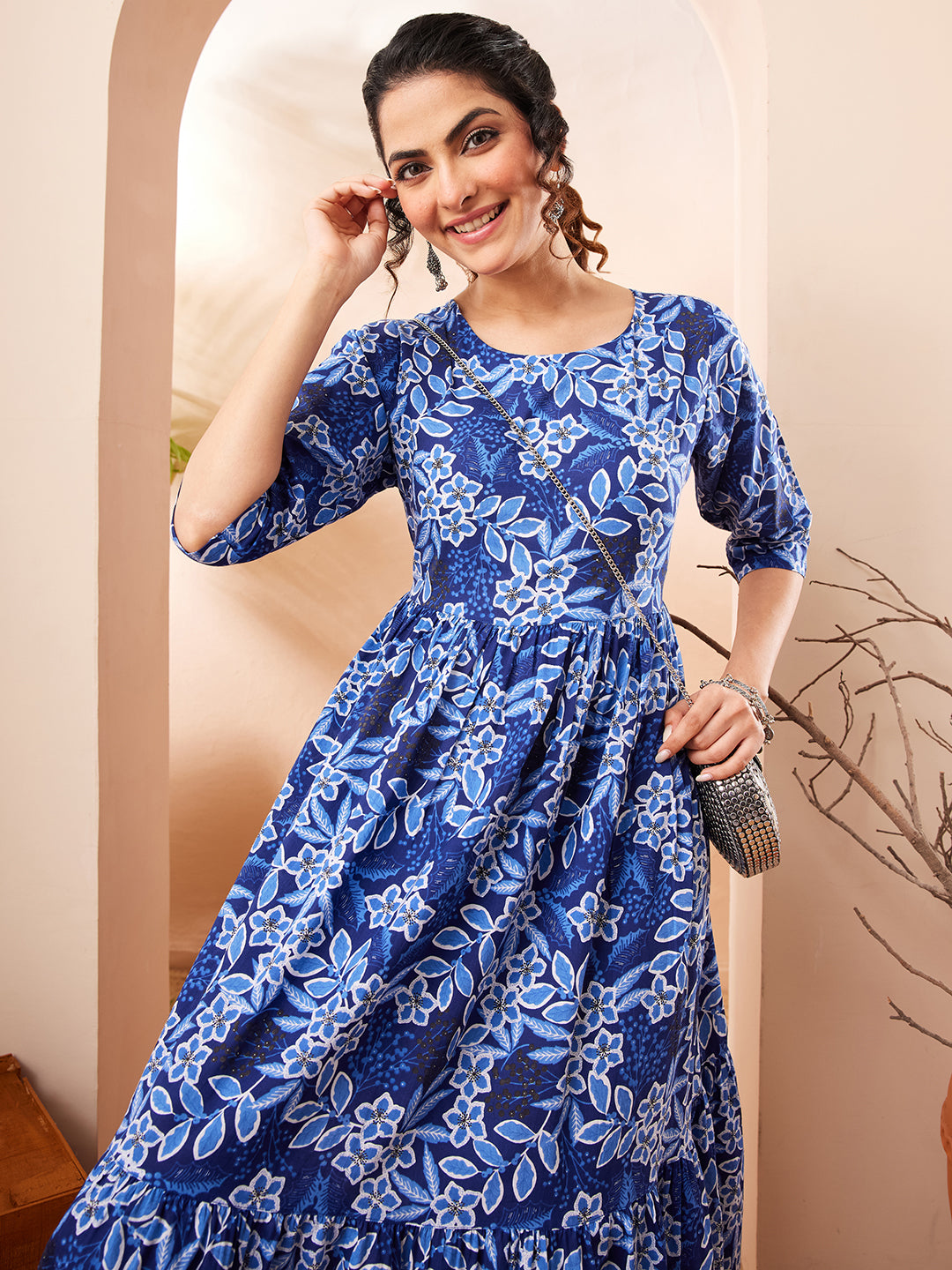 Blue Midi Dress
