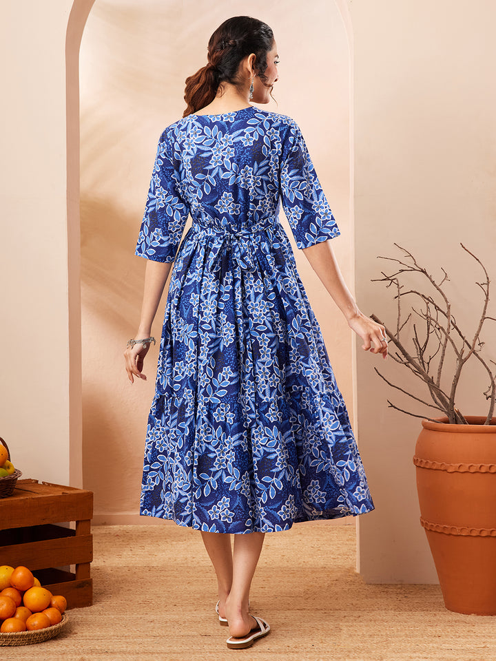 Blue Midi Dress