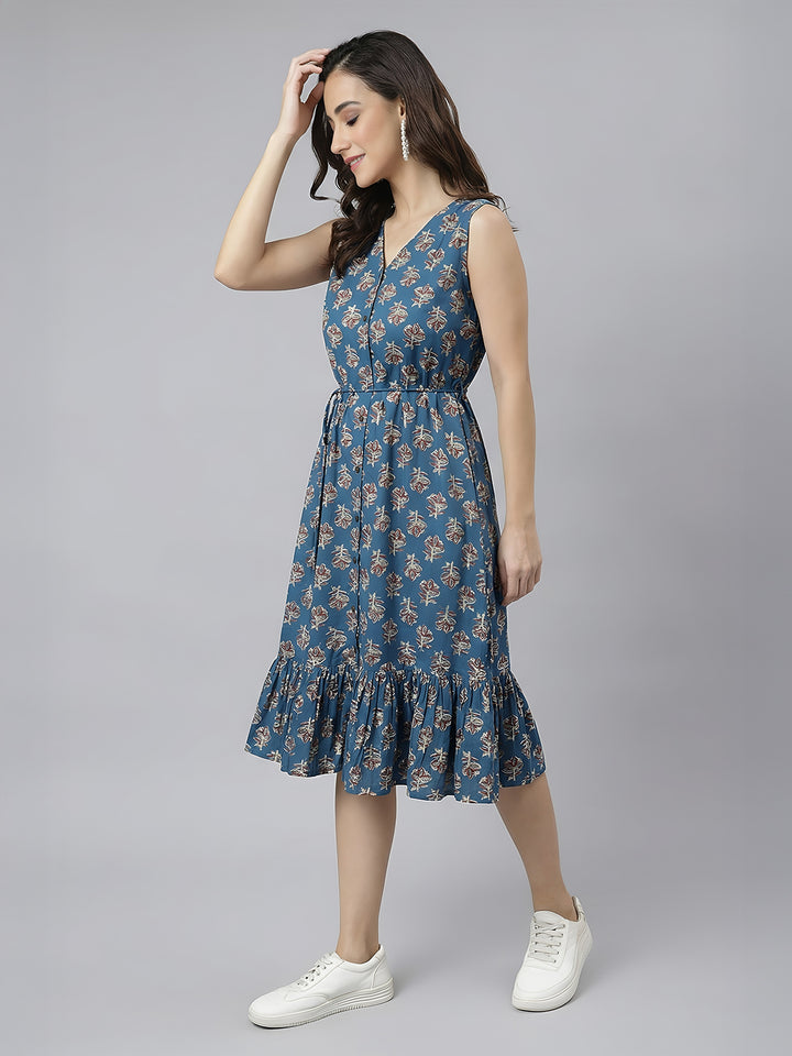 Blue Midi Dress