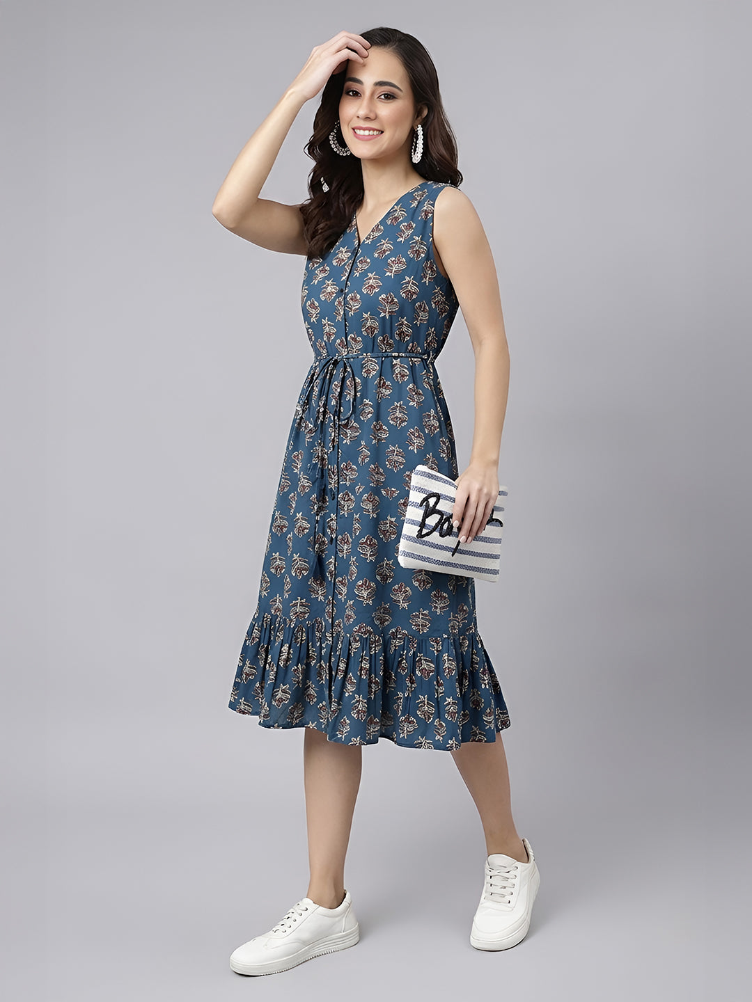 Blue Midi Dress