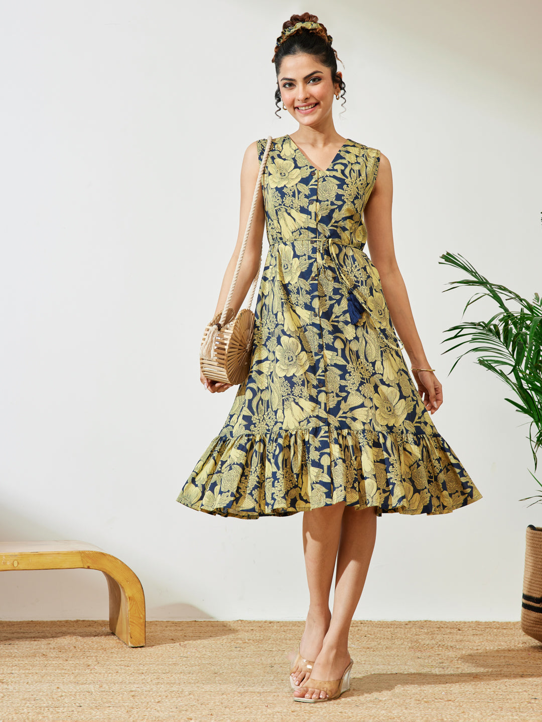Blue Midi Dress