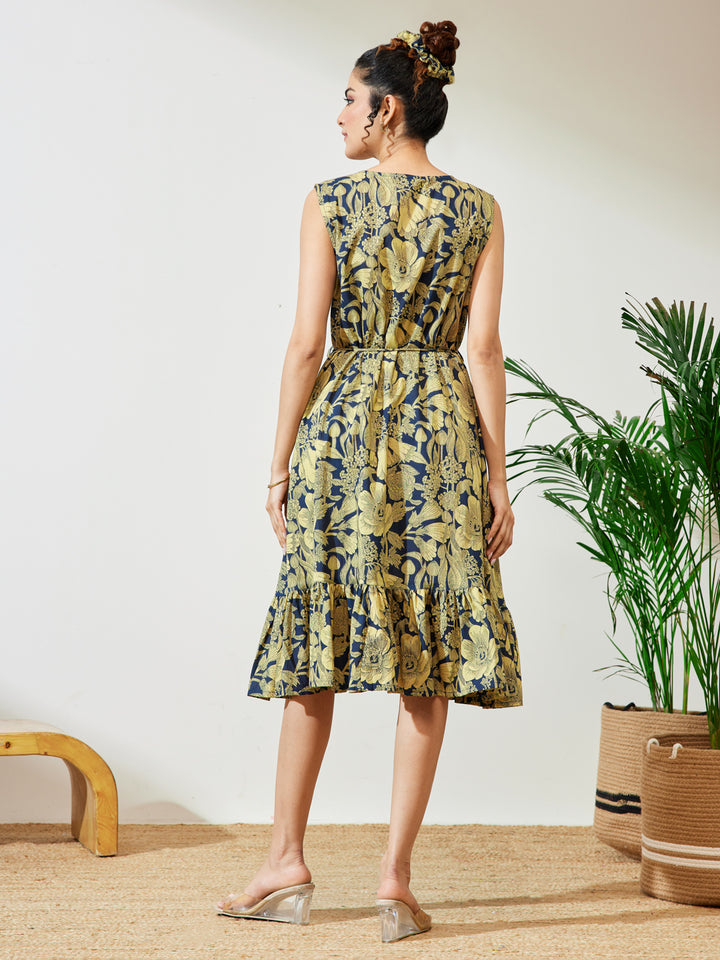 Blue Midi Dress