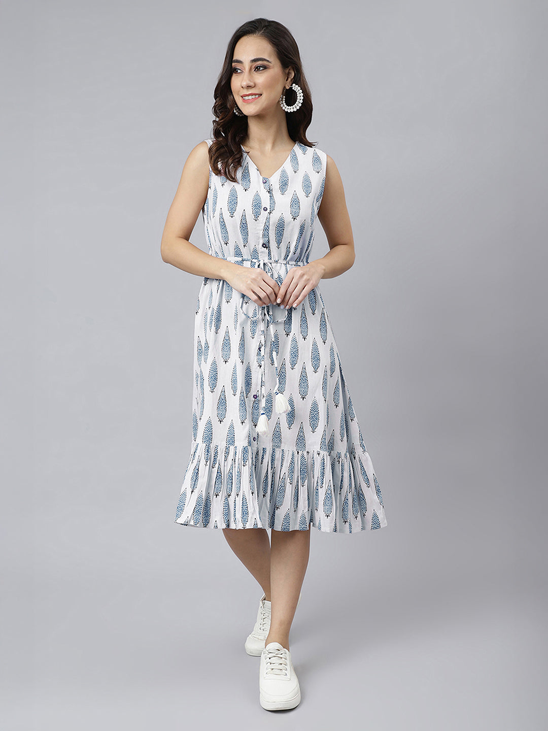 White Midi Dress