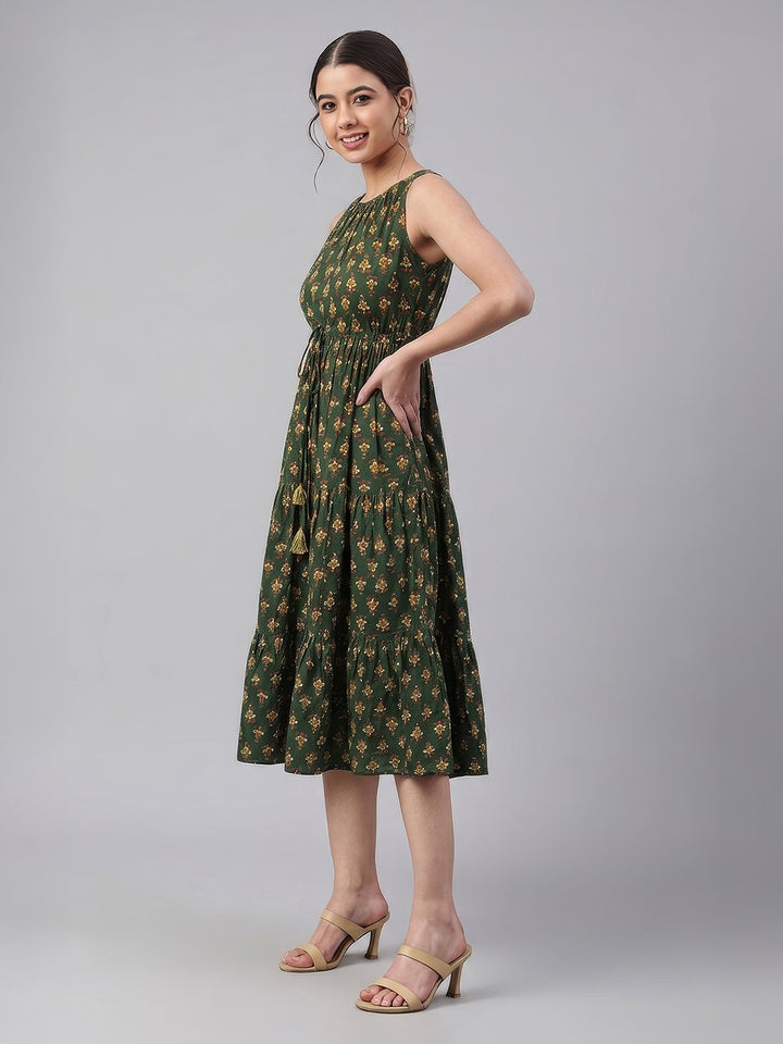 Green Midi Dress