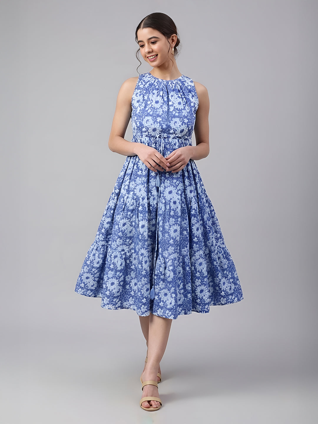 Blue Midi Dress