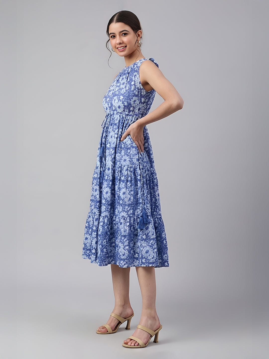Blue Midi Dress