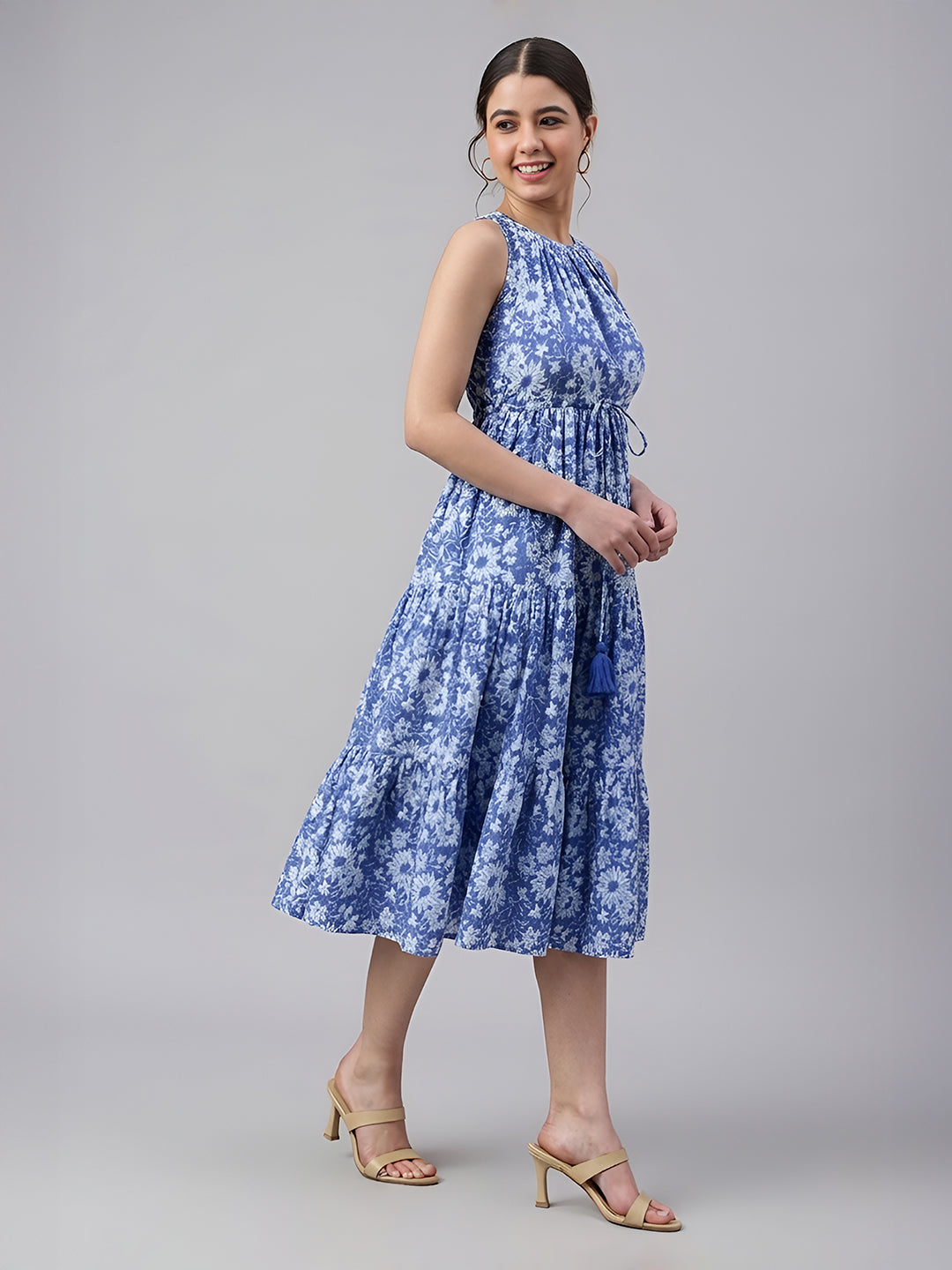 Blue Midi Dress
