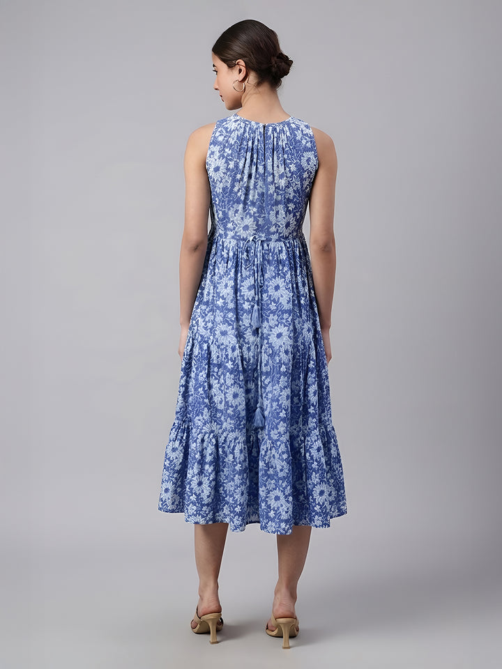 Blue Midi Dress