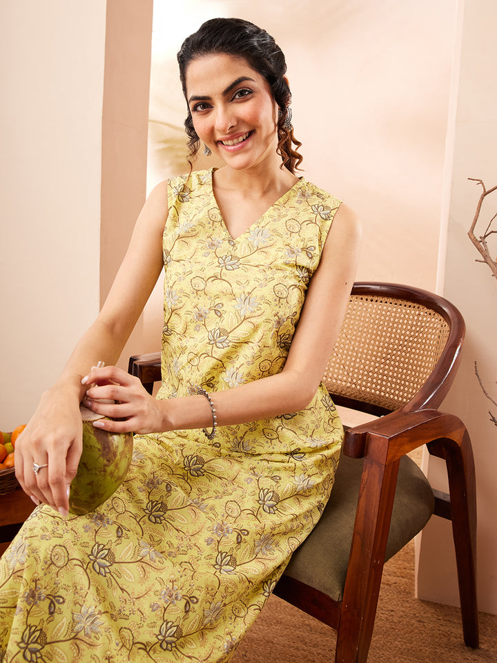 Yellow 2-Piece Kurta Set
