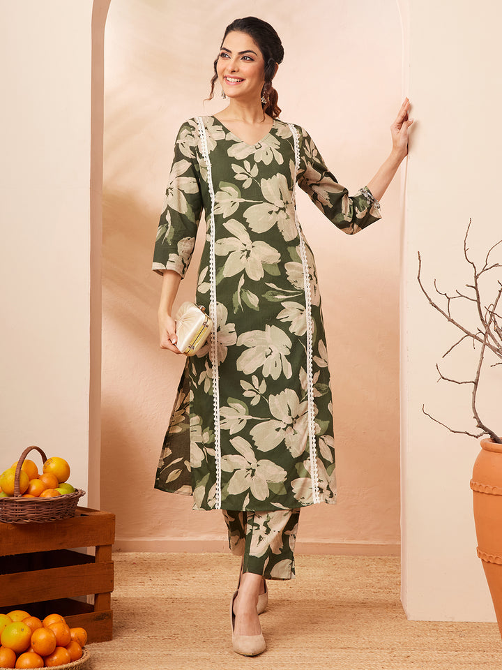 Green 2-Piece Kurta Set