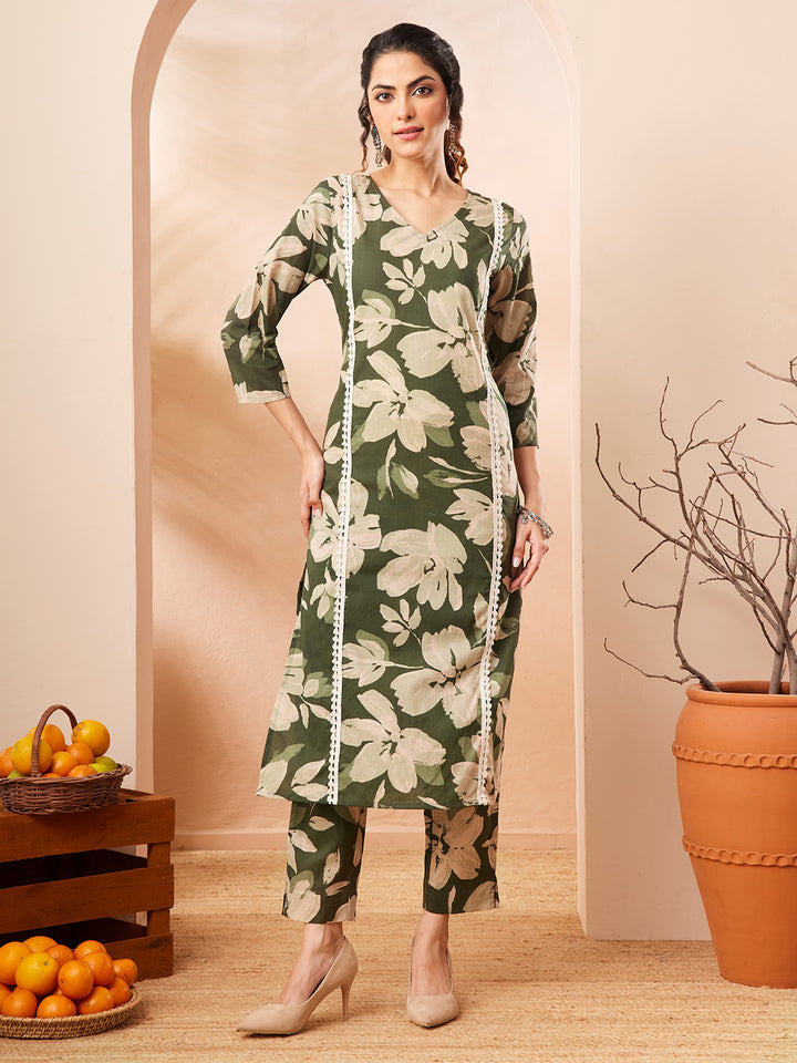 Green 2-Piece Kurta Set