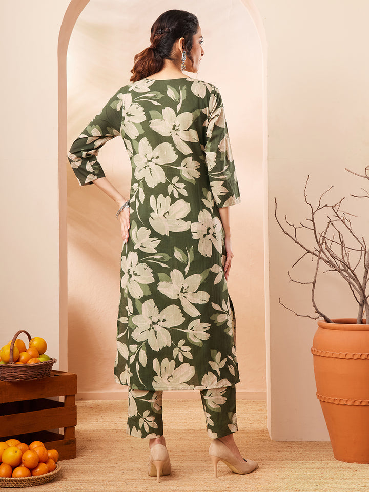 Green 2-Piece Kurta Set