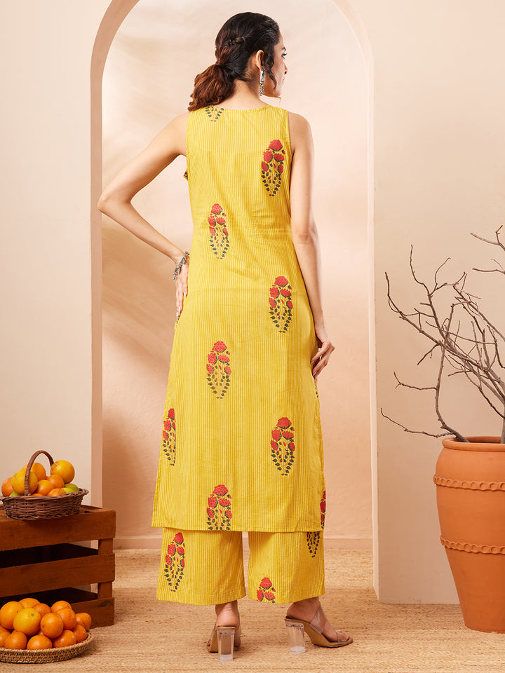 Yellow 2-Piece Kurta Set