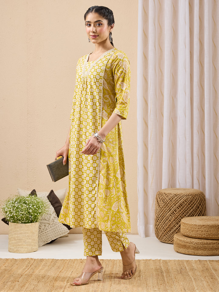 Yellow 2-Piece Kurta Set
