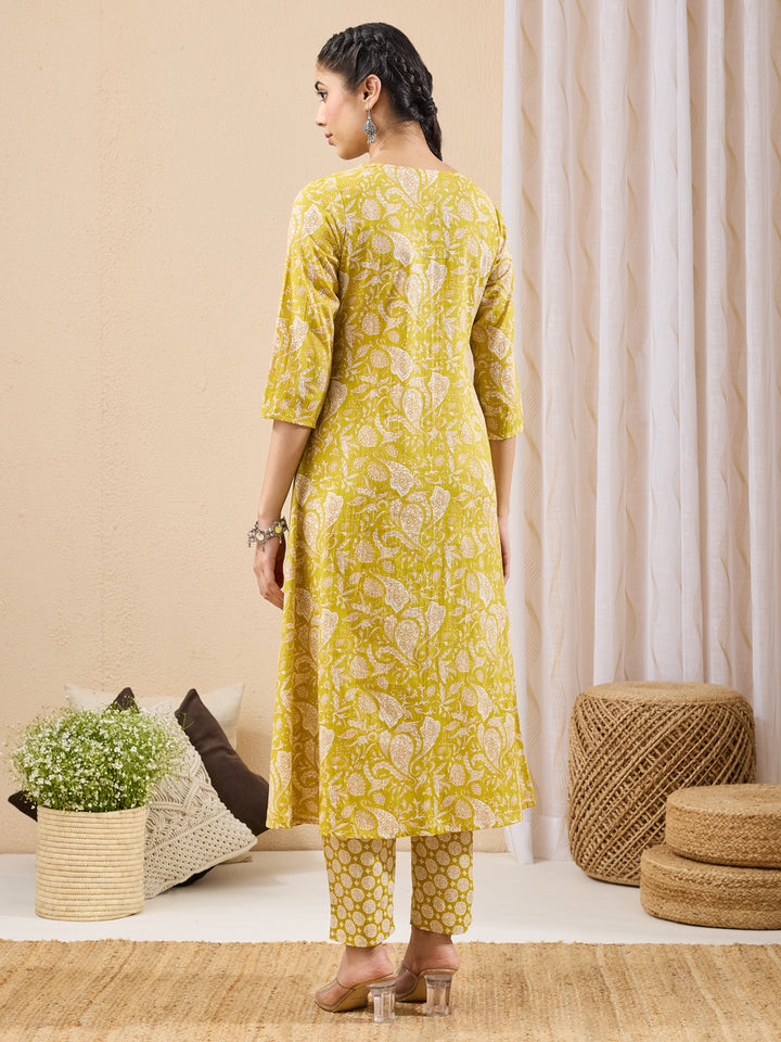Yellow 2-Piece Kurta Set