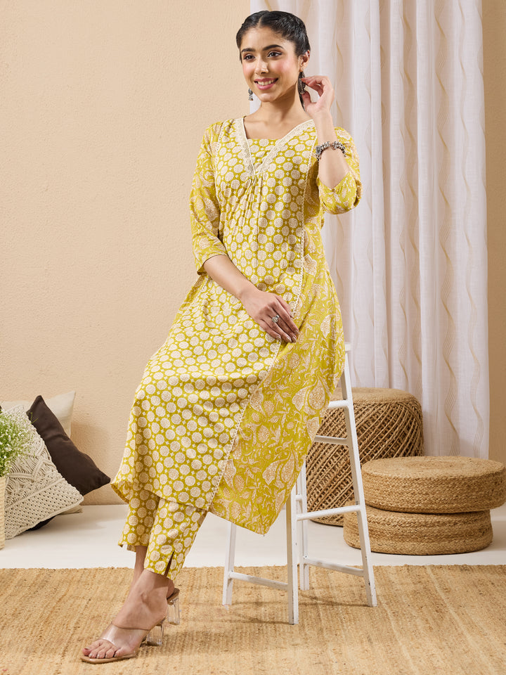 Yellow 2-Piece Kurta Set