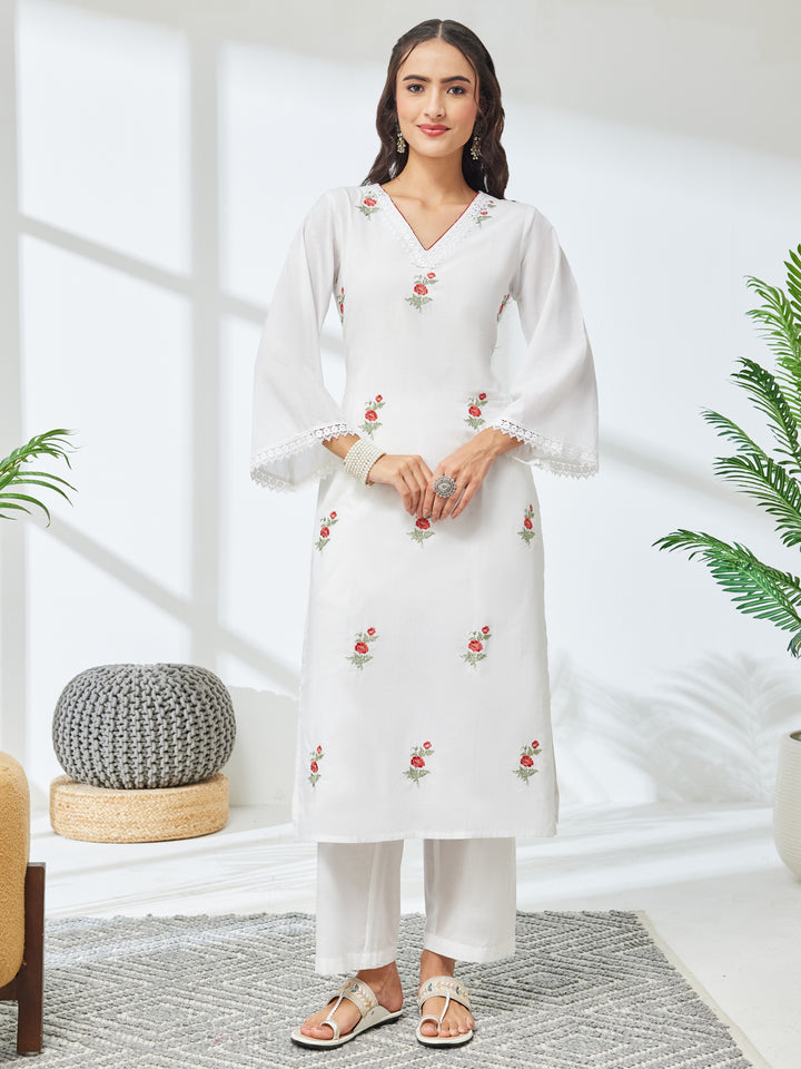 White 2-Piece Kurta Set