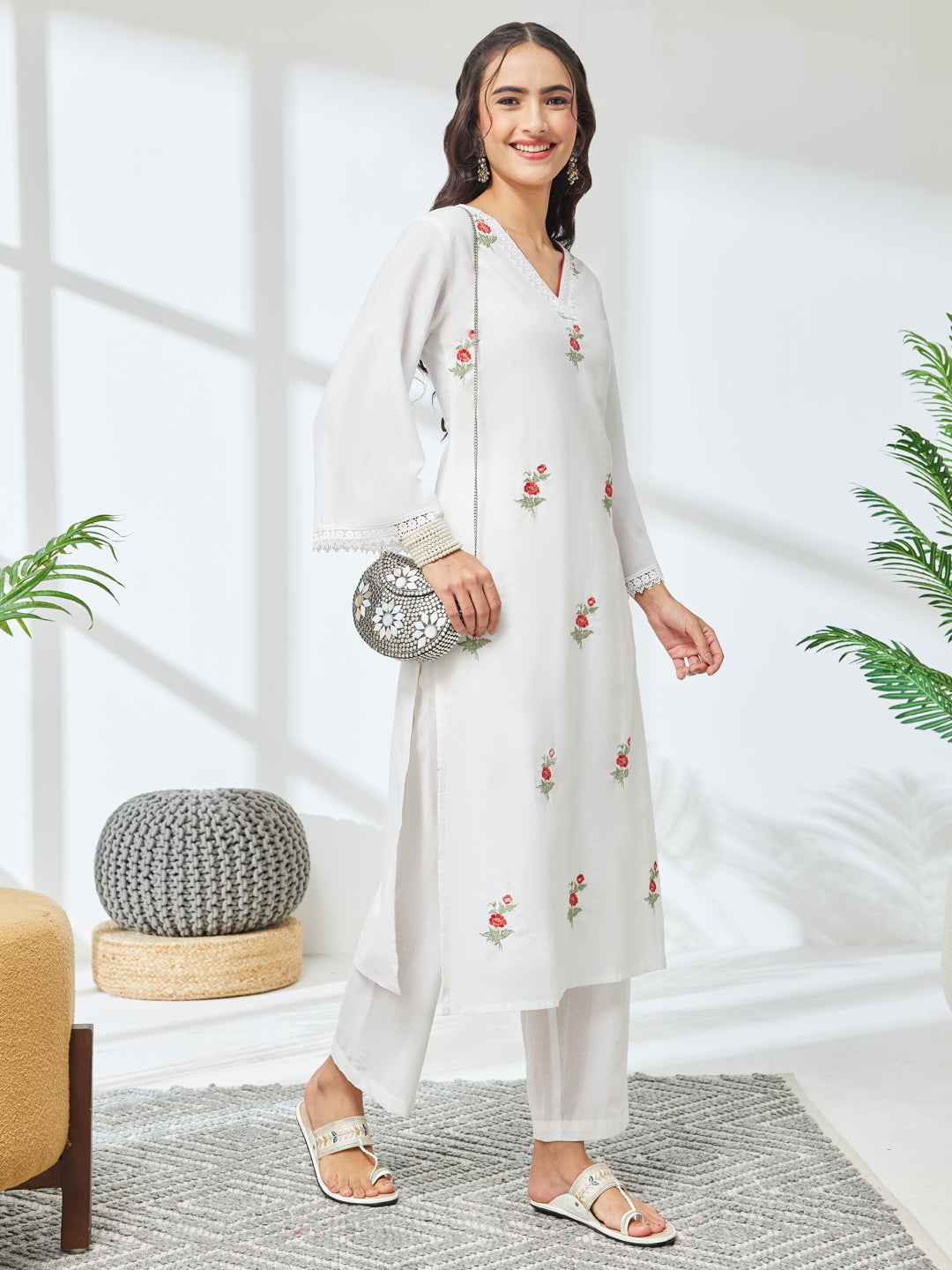 White 2-Piece Kurta Set