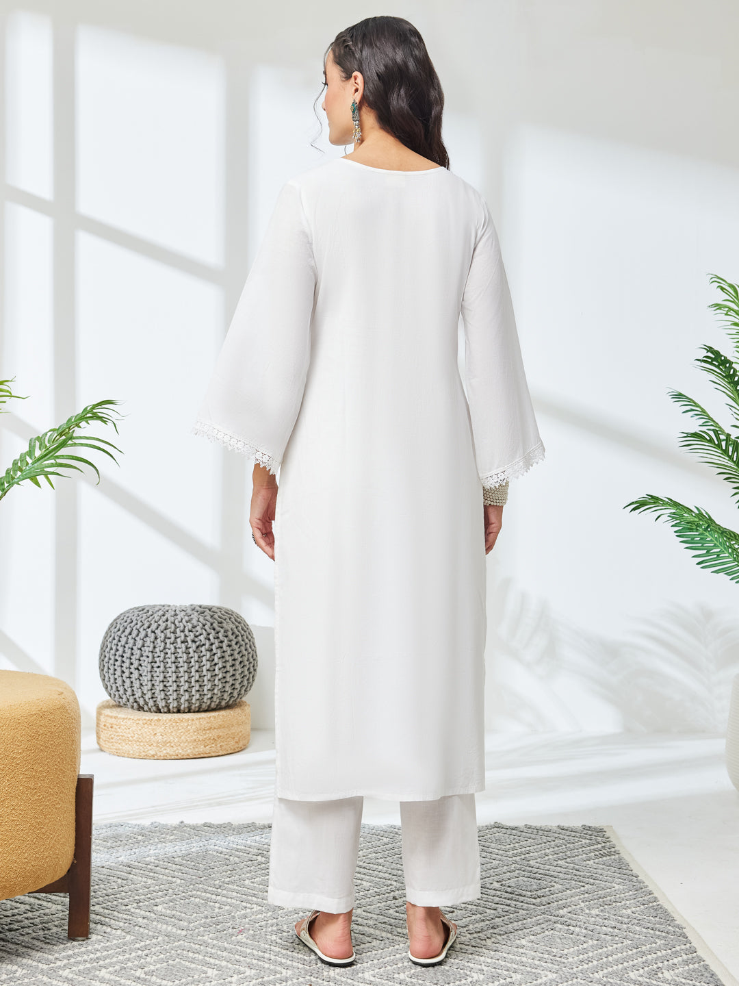 White 2-Piece Kurta Set