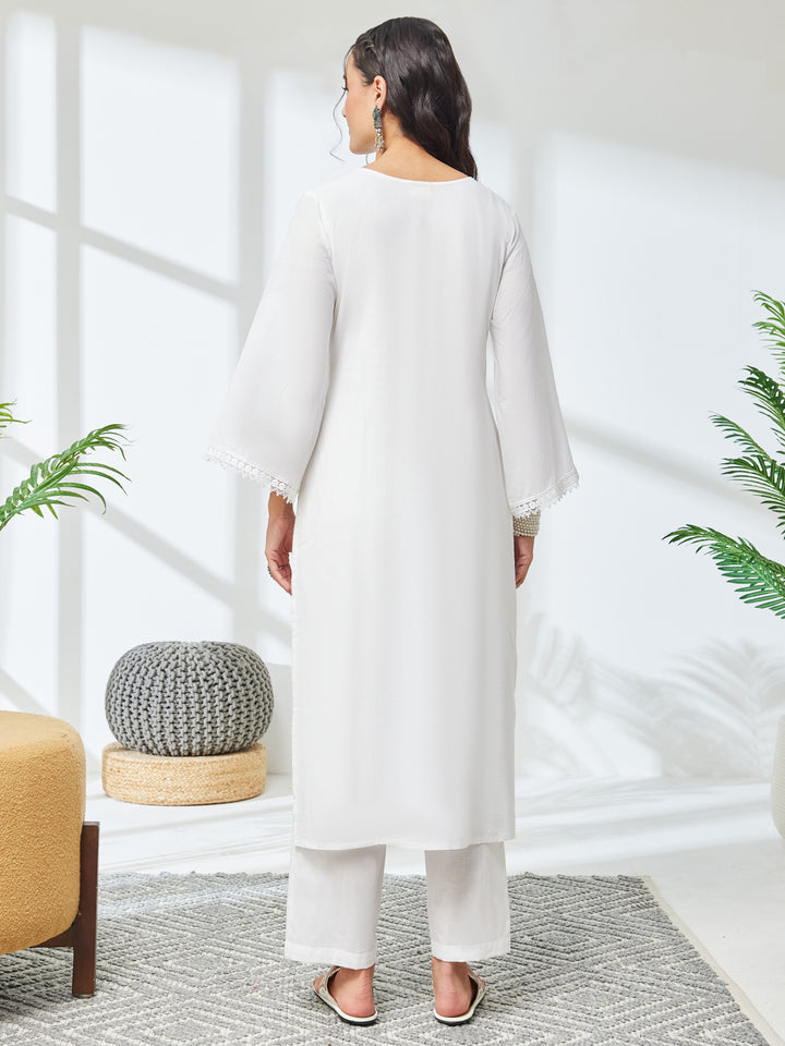 White 2-Piece Kurta Set