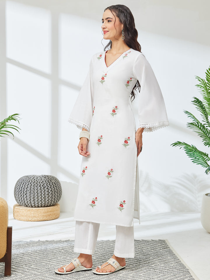 White 2-Piece Kurta Set