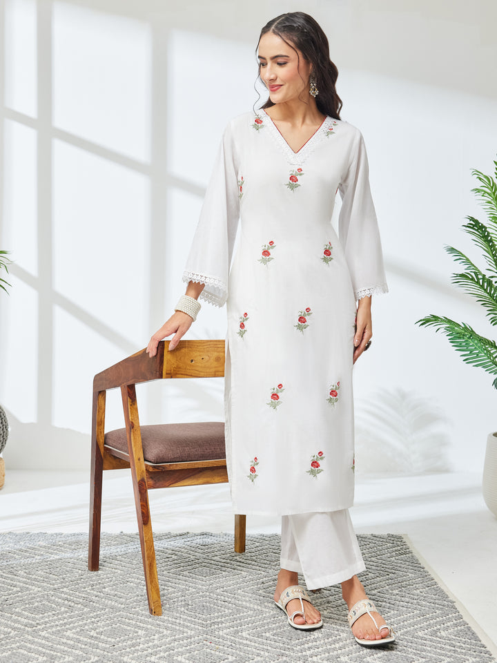 White 2-Piece Kurta Set