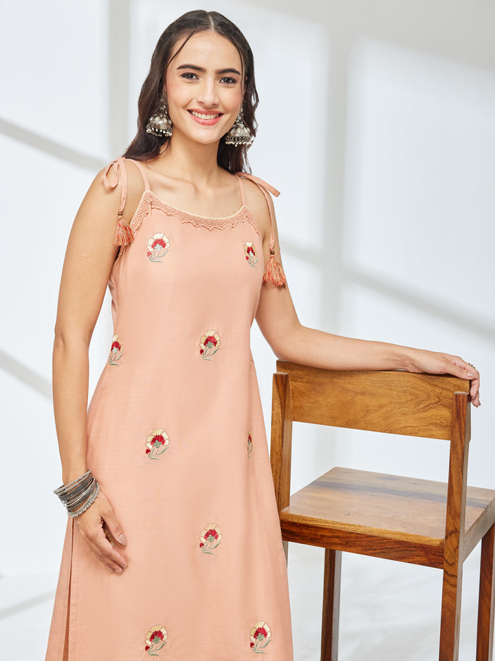 Pink 2-Piece Kurta Set