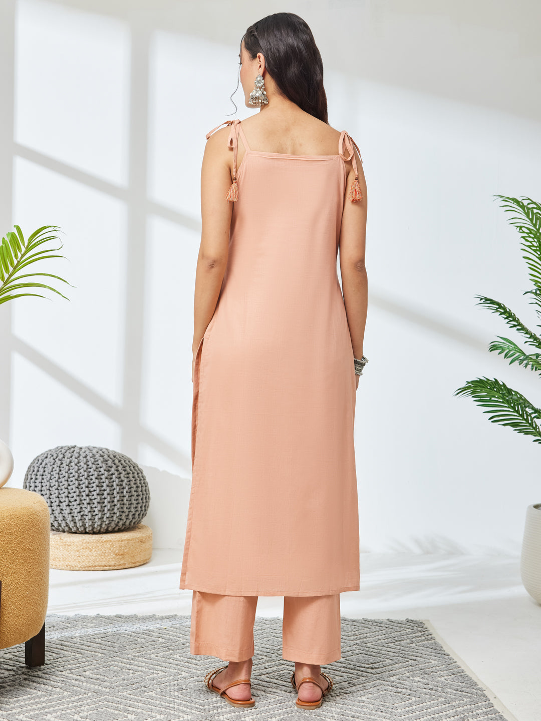 Pink 2-Piece Kurta Set
