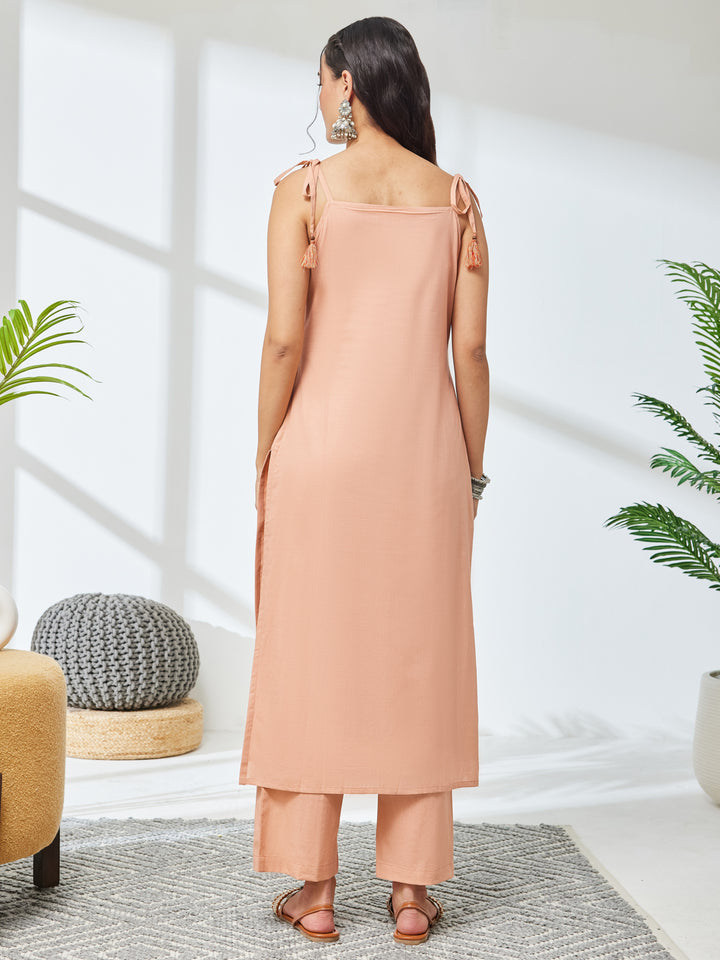 Pink 2-Piece Kurta Set