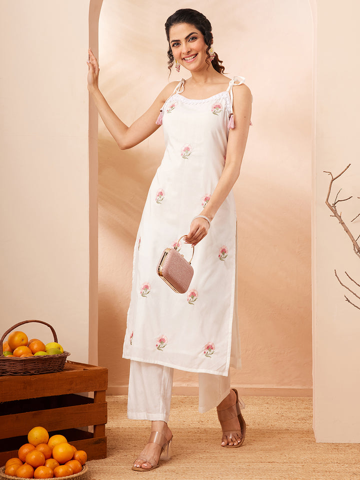 White 2-Piece Kurta Set