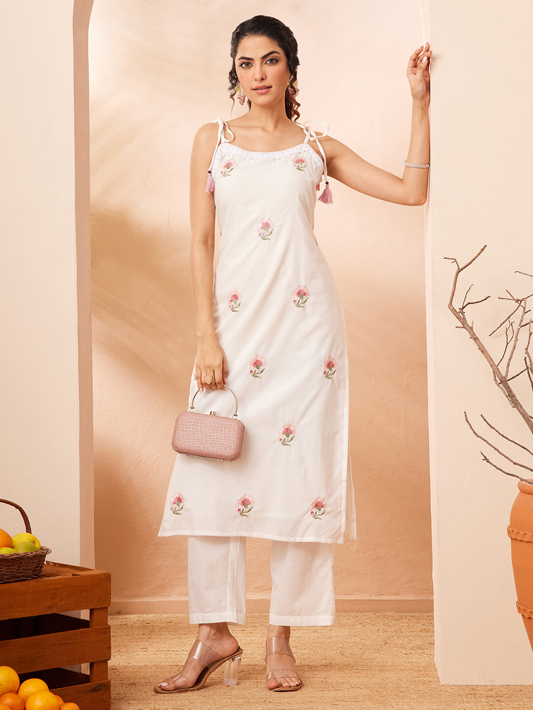 White 2-Piece Kurta Set