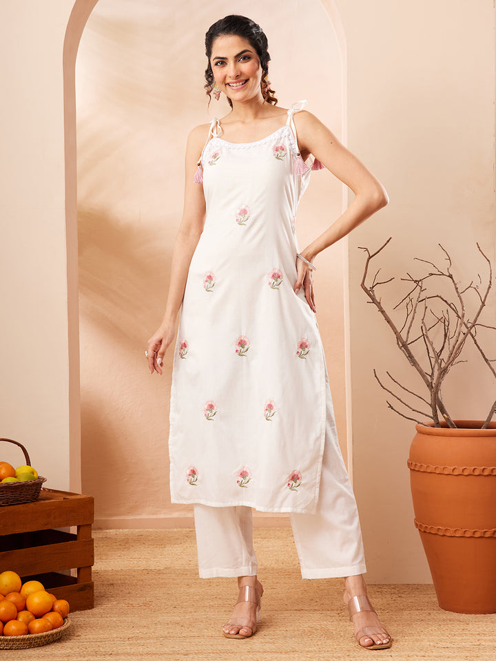 White 2-Piece Kurta Set