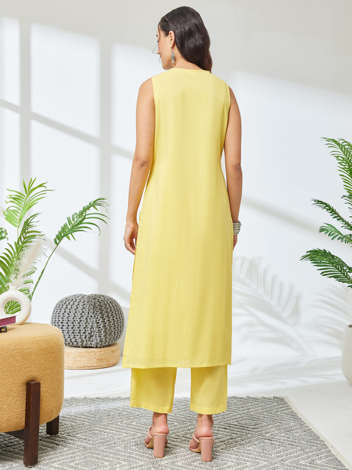 Yellow 2-Piece Kurta Set