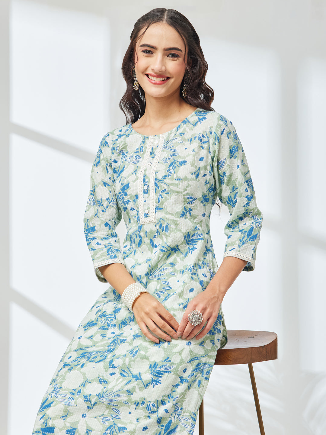 Green 2-Piece Kurta Set